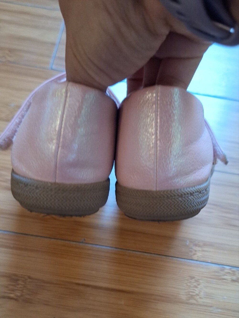 Harper Canyon Shimmery Pink Cat Mary Janes - Picture 5 of 7